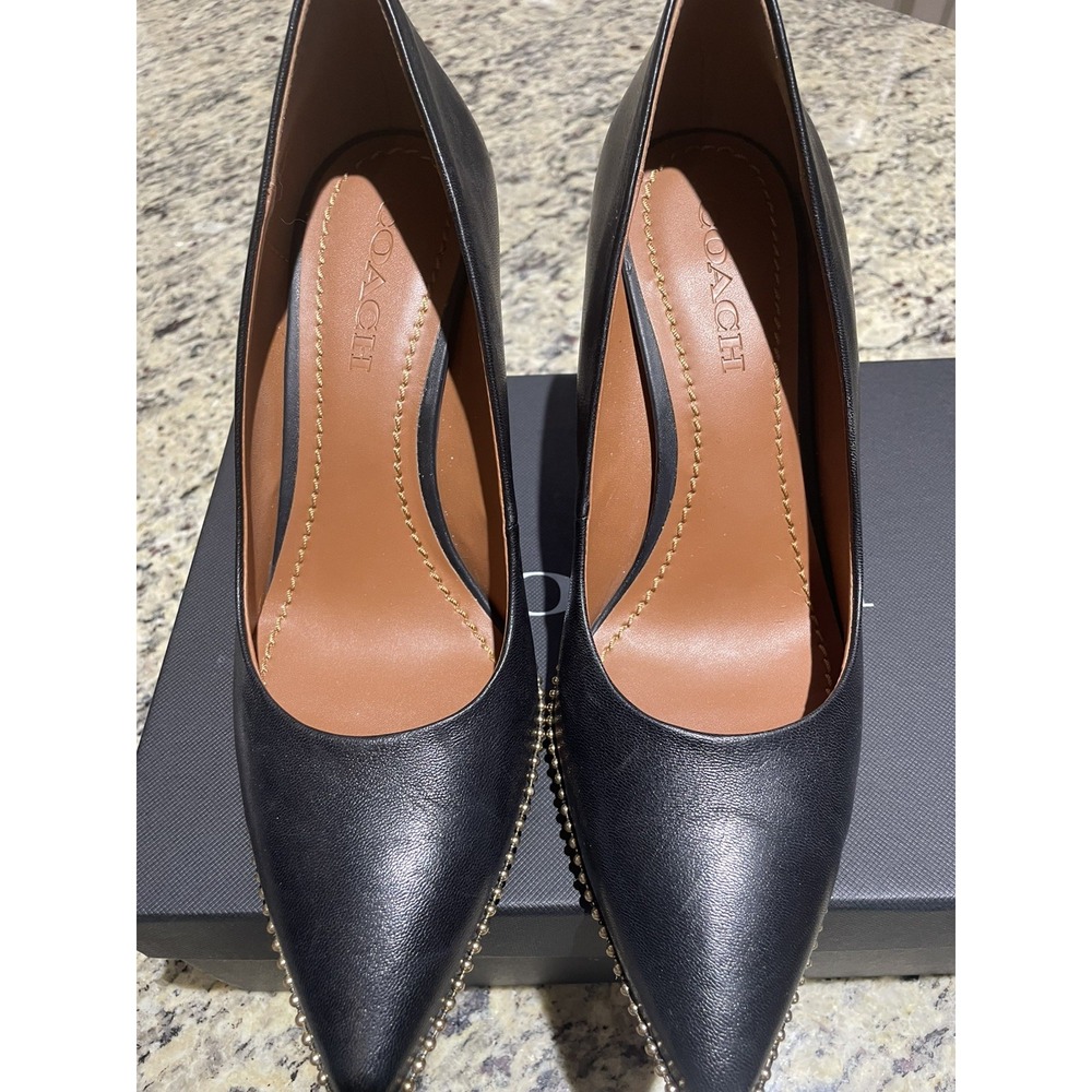 Coach Women's Parker BC Style Pump Size 10 Color Black